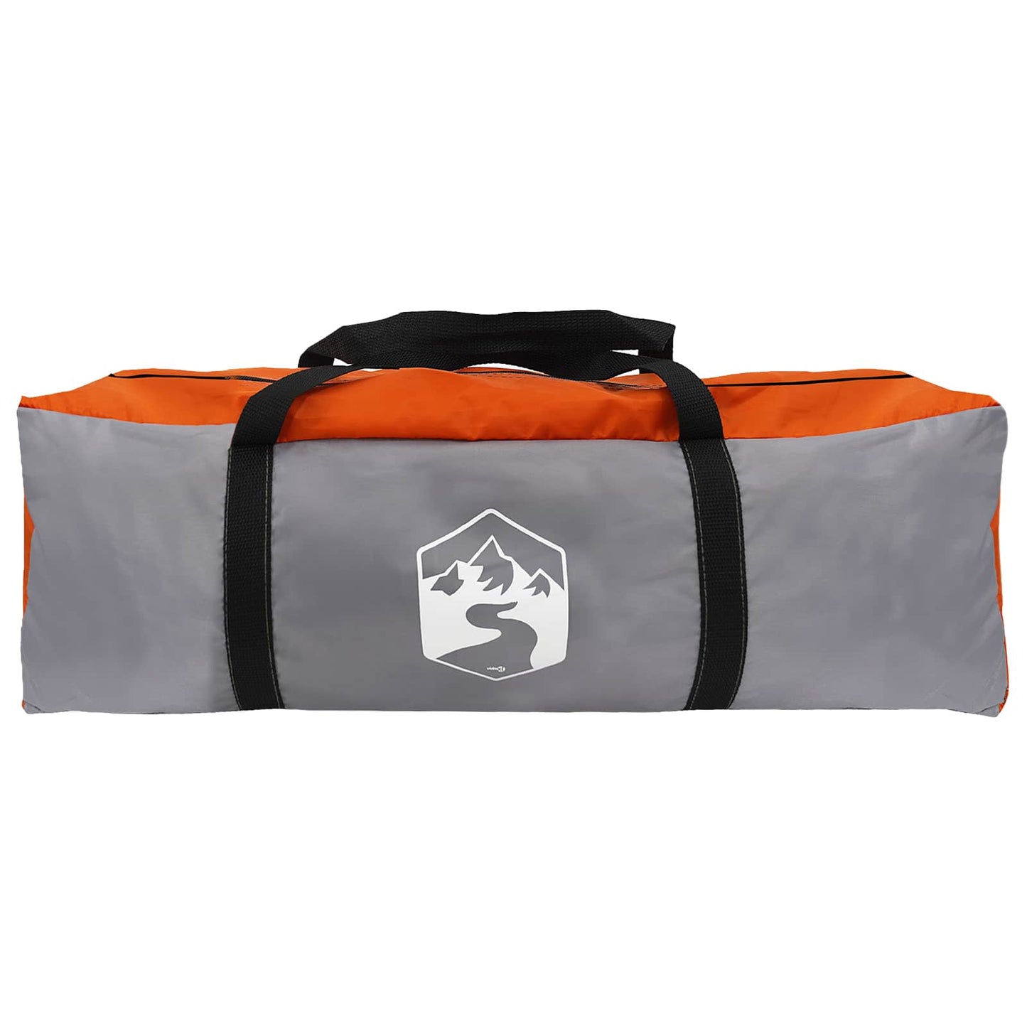 vidaXL Car Tent Grey and Orange 200 x 170 x 170 cm Polyester and Steel