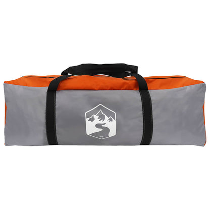 vidaXL Car Tent Grey and Orange 200 x 170 x 170 cm Polyester and Steel