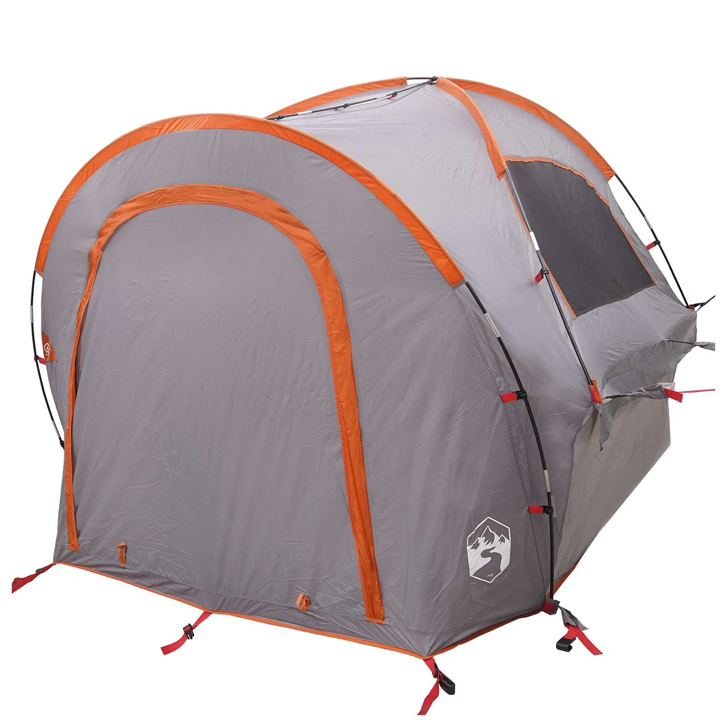 vidaXL Car Tent Grey and Orange 200 x 170 x 170 cm Polyester and Steel