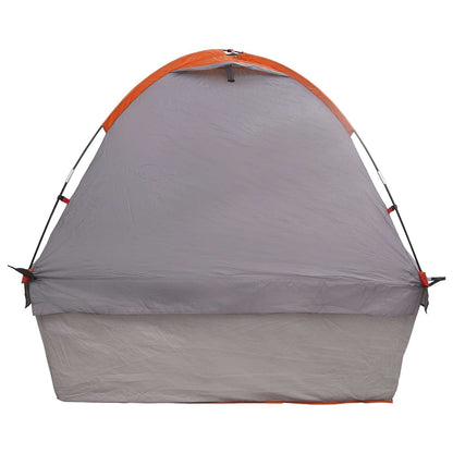 vidaXL Car Tent 200 x 170 x 170 cm Grey and Orange Polyester and Steel