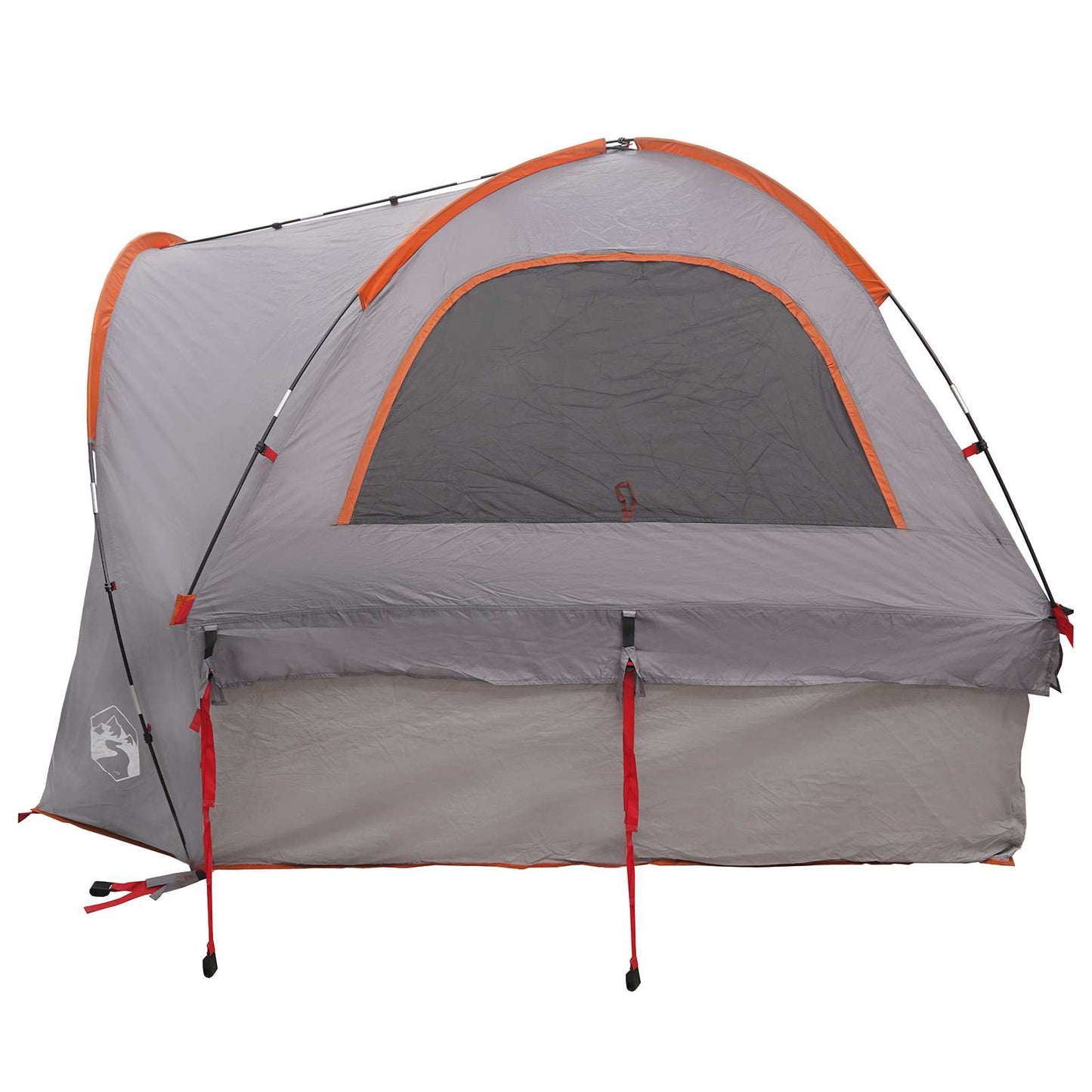 vidaXL Car Tent Grey and Orange 200 x 170 x 170 cm Polyester and Steel