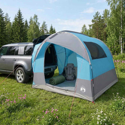 vidaXL Tailgate Tent with Rainfly Water-resistant 4-Person Blue