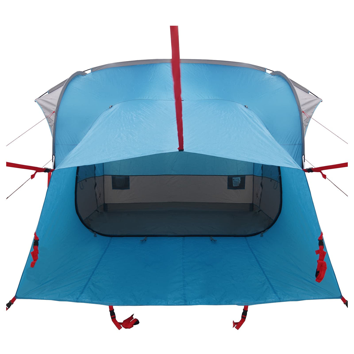 vidaXL Tailgate Tent with Rainfly Water-resistant 4-Person Blue