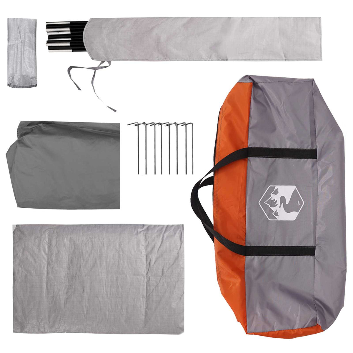 vidaXL Tailgate Tent with Rainfly Water-resistant 4-Person