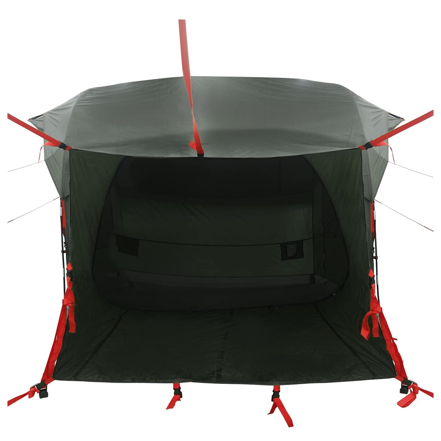 vidaXL Tailgate Tent with Rainfly Water-resistant Army Green