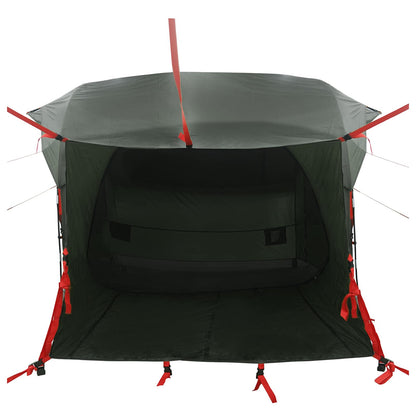 vidaXL Tailgate Tent with Rainfly Water-resistant Army Green