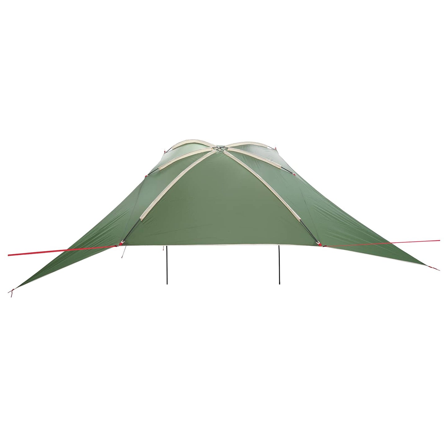 vidaXL Car Tent with Roof Green 308 x 215 x 220 cm Polyester and Steel