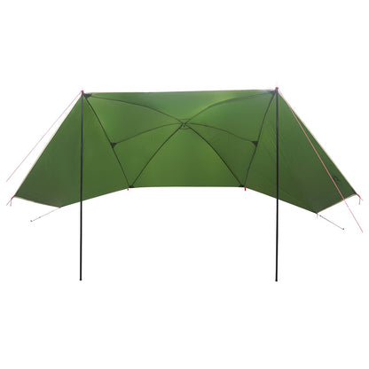 vidaXL Car Tent with Roof Green 308 x 215 x 220 cm Polyester and Steel