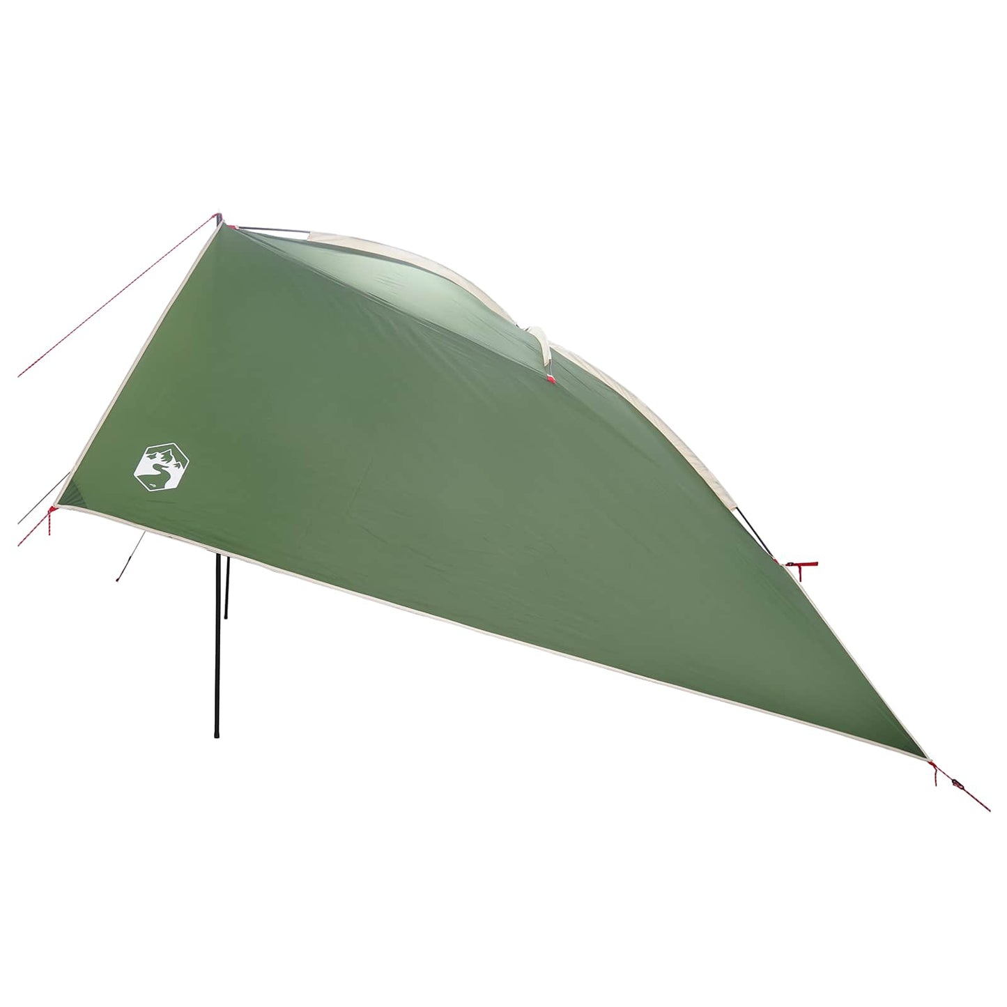 vidaXL Car Tent with Roof Green 308 x 215 x 220 cm Polyester and Steel