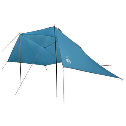 vidaXL Car Tent with Roof Blue 308 x 215 x 220 cm Polyester and Steel