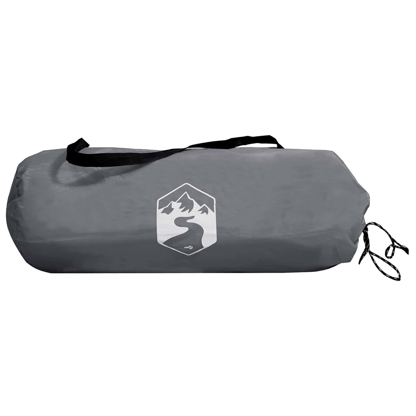 vidaXL Car Tent Grey and Orange 308 x 215 x 220 cm Polyester and Steel
