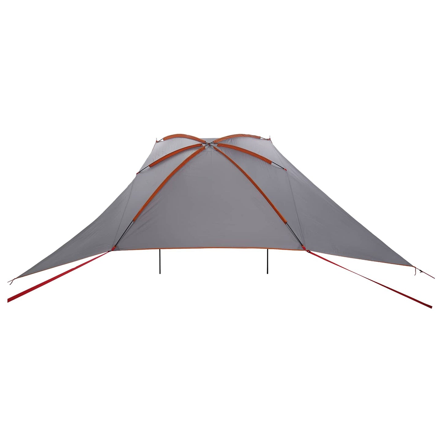 vidaXL Car Tent Grey and Orange 308 x 215 x 220 cm Polyester and Steel