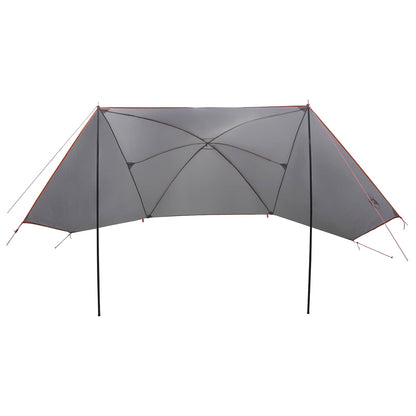 vidaXL Car Tent Grey and Orange 308 x 215 x 220 cm Polyester and Steel