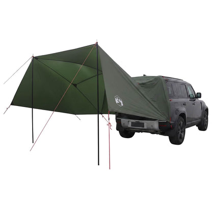 vidaXL Car Tent 308 x 215 x 220 cm Army Green Polyester and Steel