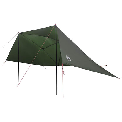 vidaXL Car Tent Army Green 308 x 215 x 220 cm Polyester and Steel