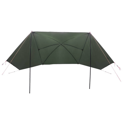 vidaXL Car Tent Army Green 308 x 215 x 220 cm Polyester and Steel