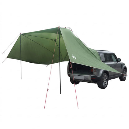 vidaXL Car Tent 350 x 250 cm Green Polyester and Steel