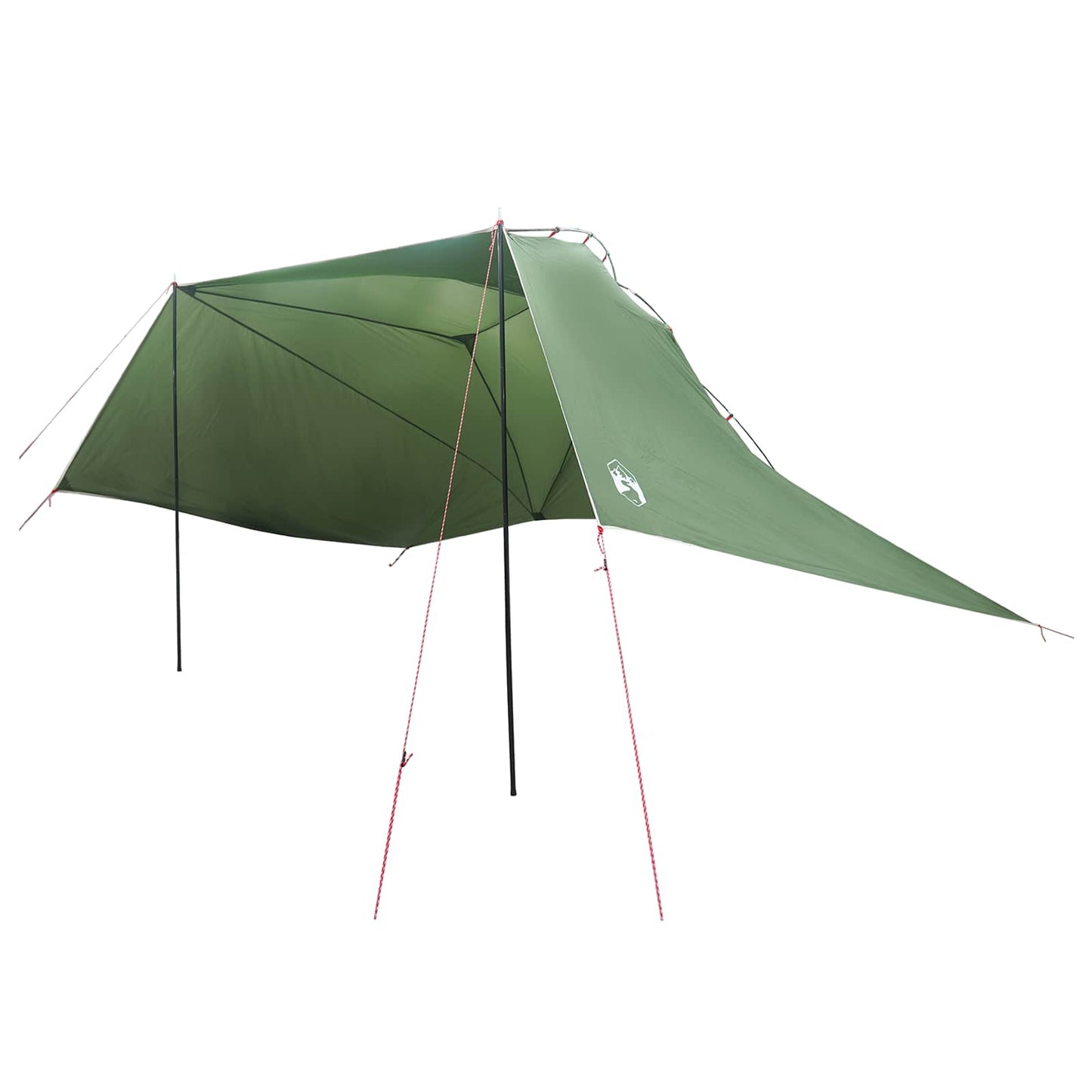 vidaXL Car Tent with Roof Green 350 x 250 cm Polyester and Steel