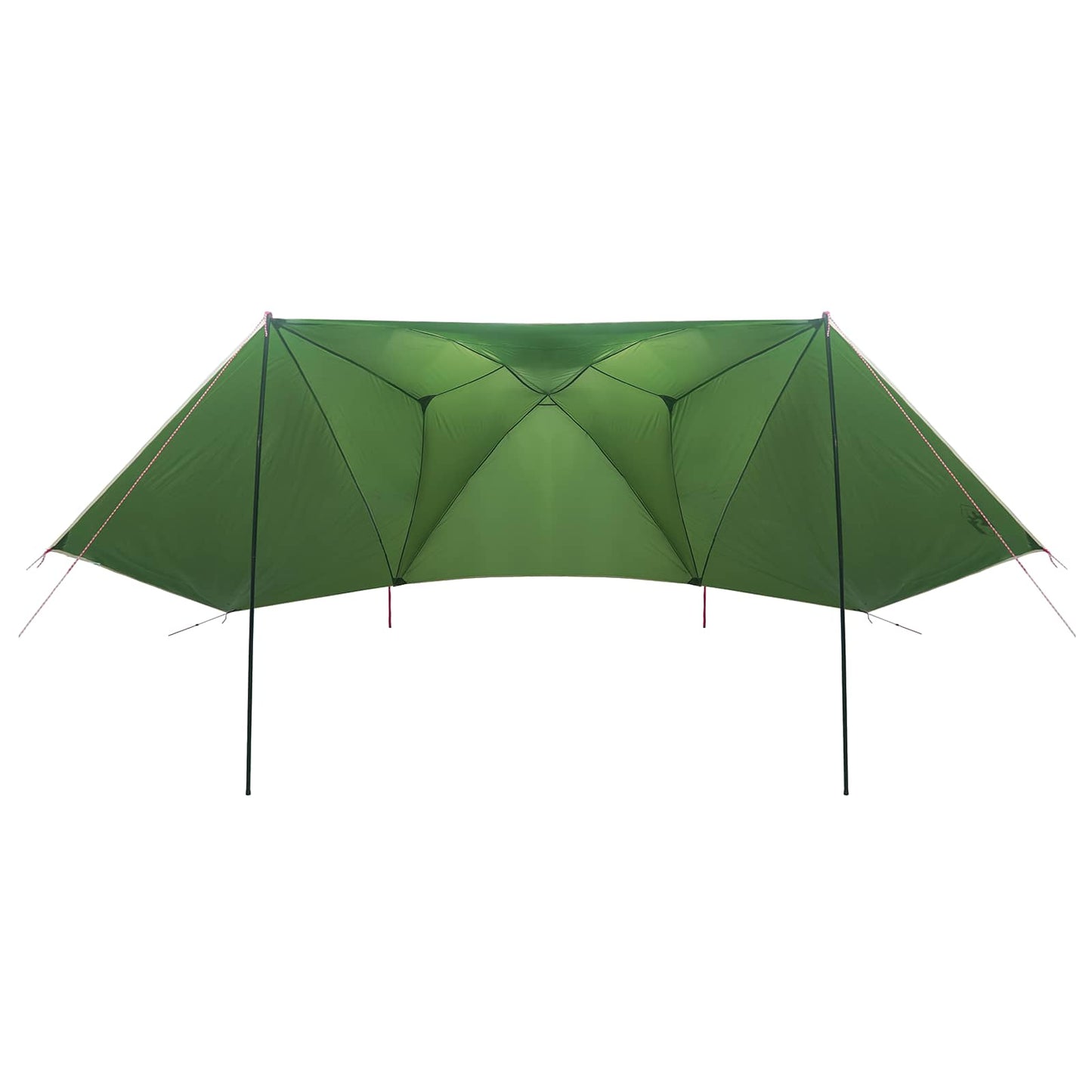 vidaXL Car Tent with Roof Green 350 x 250 cm Polyester and Steel