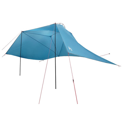 vidaXL Car Tent with Roof Blue 350 x 250 cm Polyester and Steel