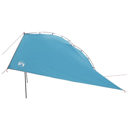 vidaXL Car Tent with Roof Blue 350 x 250 cm Polyester and Steel