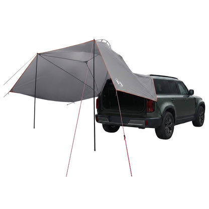 vidaXL Car Tent 350 x 250 cm Grey and Orange Polyester and Steel
