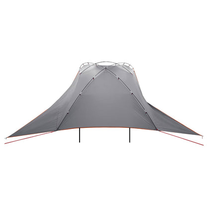 vidaXL Car Tent Grey and Orange 350 x 250 cm Polyester and Steel