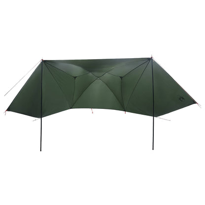 vidaXL Car Tent with Roof Army Green 350 x 250 cm Polyester and Steel