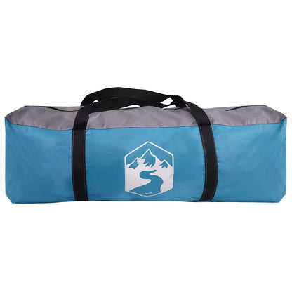 vidaXL Vehicle Awning Blue 500 x 515 x 215 cm Polyester and Steel