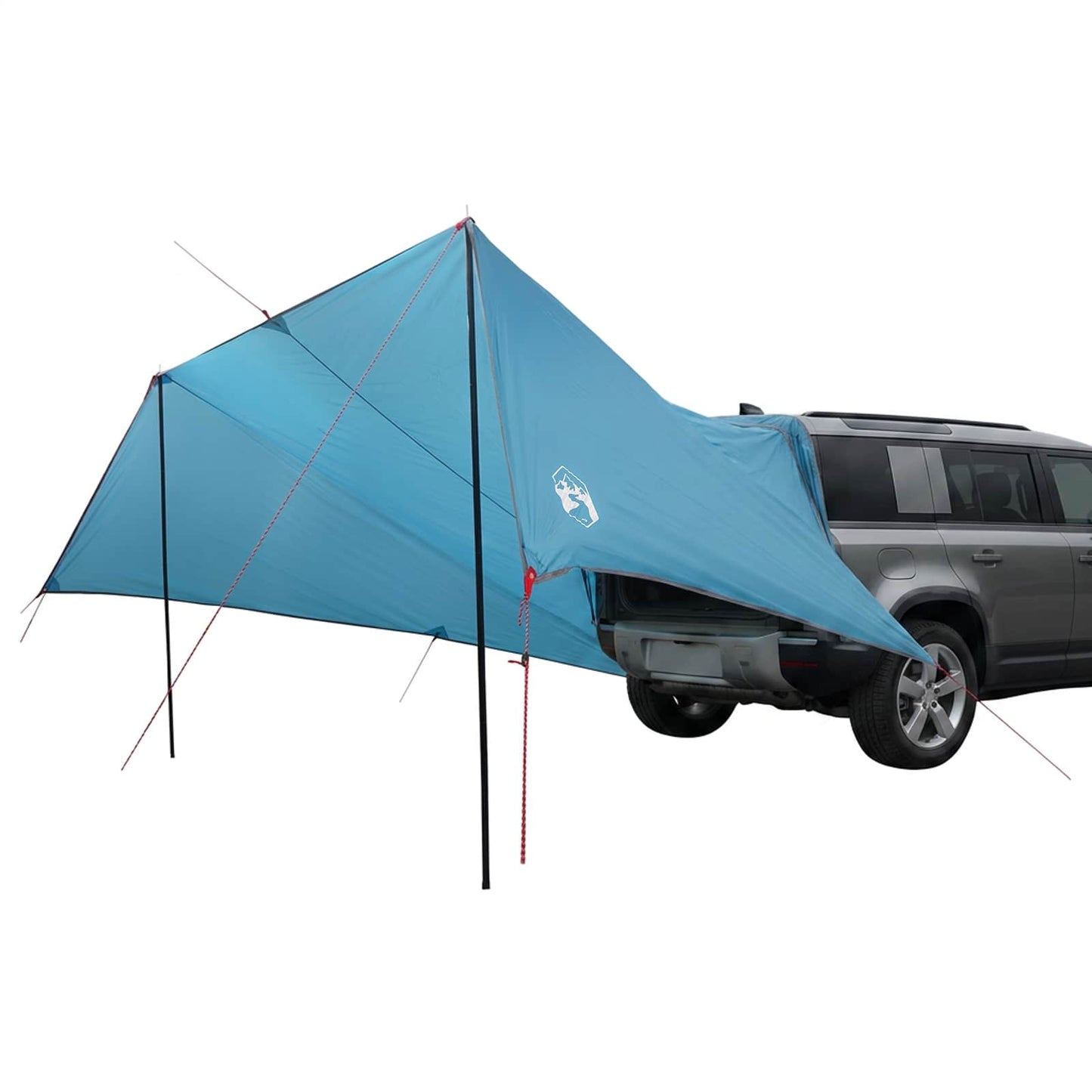 vidaXL Vehicle Awning Blue 500 x 515 x 215 cm Polyester and Steel