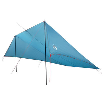 vidaXL Vehicle Awning Blue 500 x 515 x 215 cm Polyester and Steel