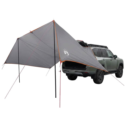 vidaXL Vehicle Awning Grey and Orange 500 x 515 x 215 cm