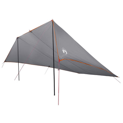 vidaXL Vehicle Awning Grey and Orange 500 x 515 x 215 cm