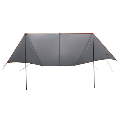 vidaXL Vehicle Awning Grey and Orange 500 x 515 x 215 cm