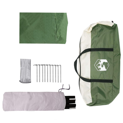vidaXL Tailgate Awning Water-resistant Green 405 x 280 x 220 cm