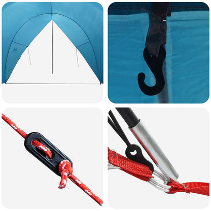 vidaXL Tailgate Awning Water-resistant Blue 405 x 280 x 220 cm