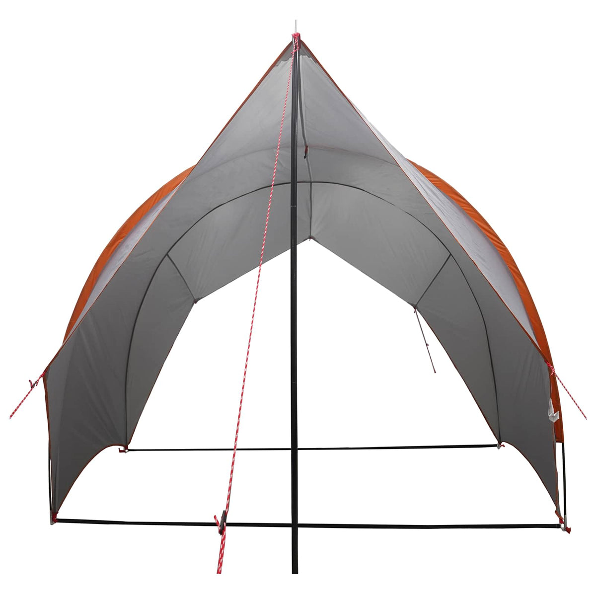 vidaXL Tailgate Awning Water-resistant Grey and Orange