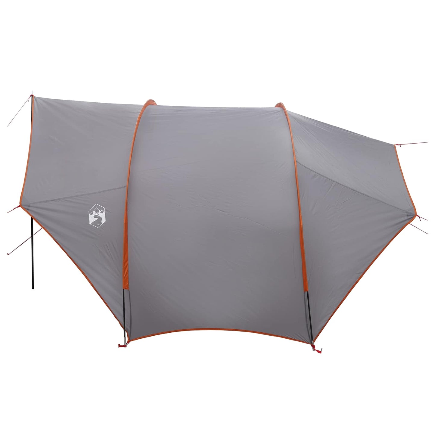 vidaXL Tailgate Awning Water-resistant Grey and Orange