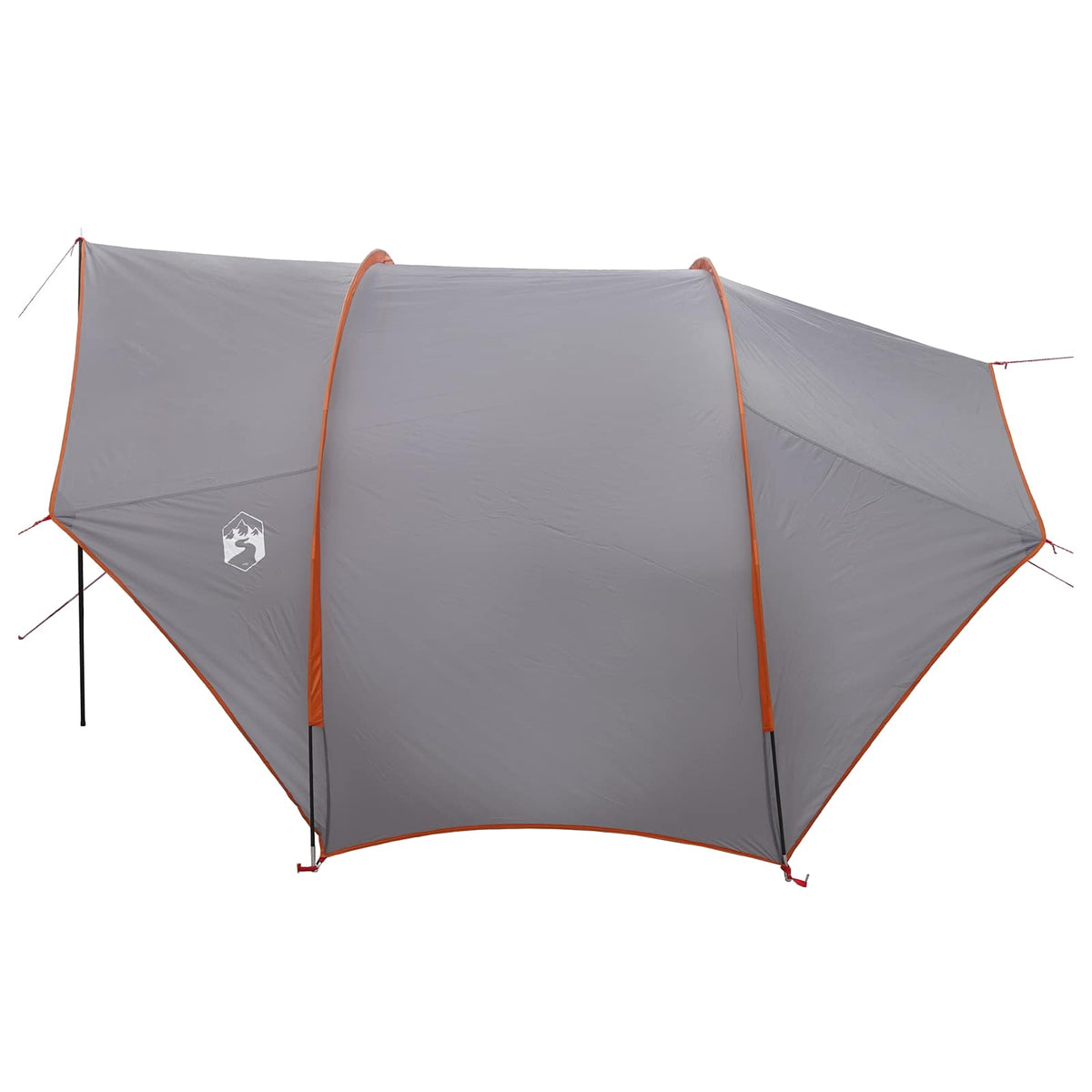 vidaXL Tailgate Awning Water-resistant Grey and Orange