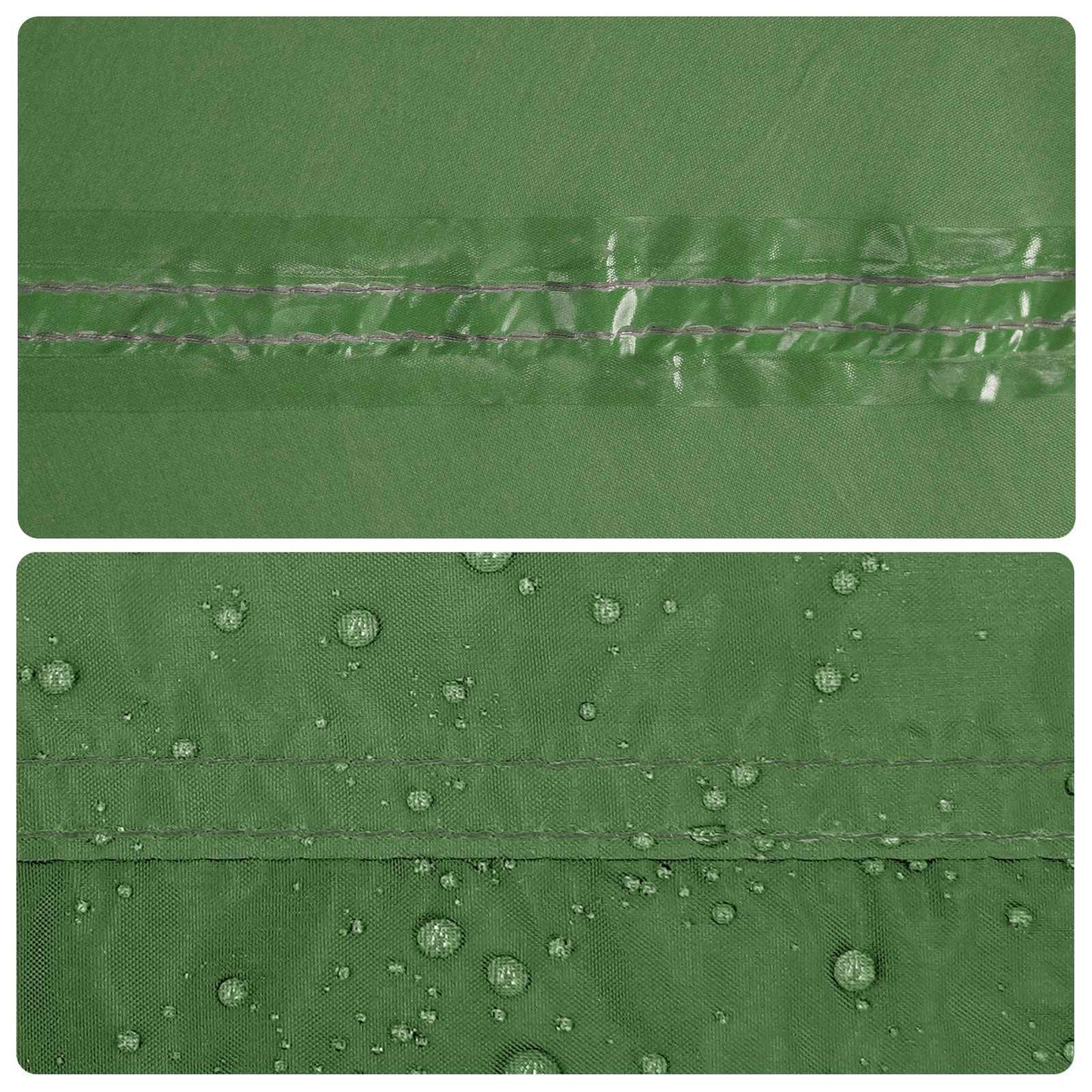vidaXL Camping Tarp with Mesh Walls Green 340 x 260 x 220 cm
