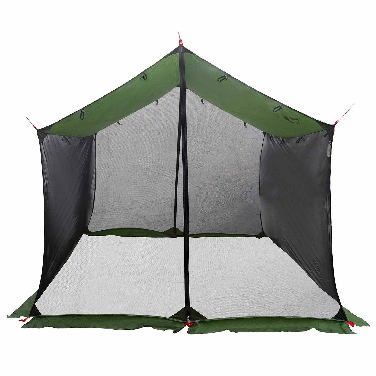 vidaXL Camping Tarp with Mesh Walls Green 340 x 260 x 220 cm