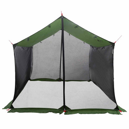 vidaXL Camping Tarp with Mesh Walls Green 340 x 260 x 220 cm