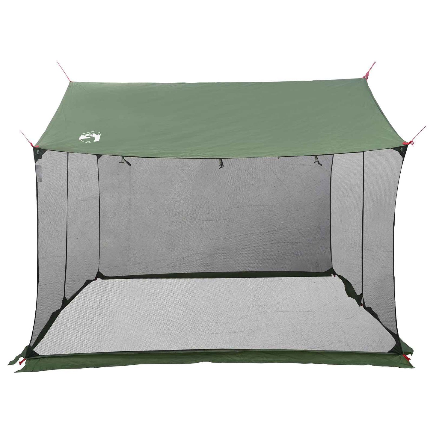 vidaXL Camping Tarp with Mesh Walls Green 340 x 260 x 220 cm