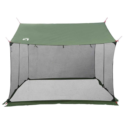 vidaXL Camping Tarp with Mesh Walls Green 340 x 260 x 220 cm
