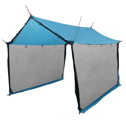 vidaXL Camping Tarp with Mesh Walls Blue 340 x 260 x 220 cm