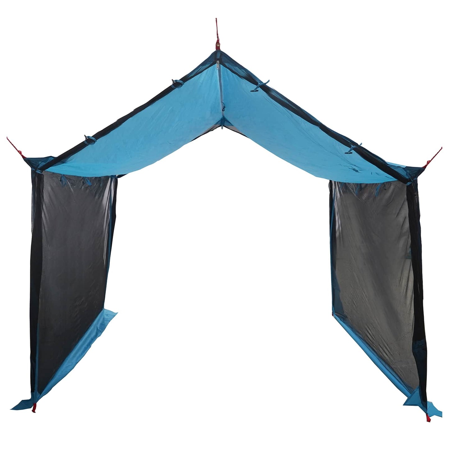 vidaXL Camping Tarp with Mesh Walls Blue 340 x 260 x 220 cm