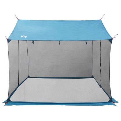 vidaXL Camping Tarp with Mesh Walls Blue 340 x 260 x 220 cm