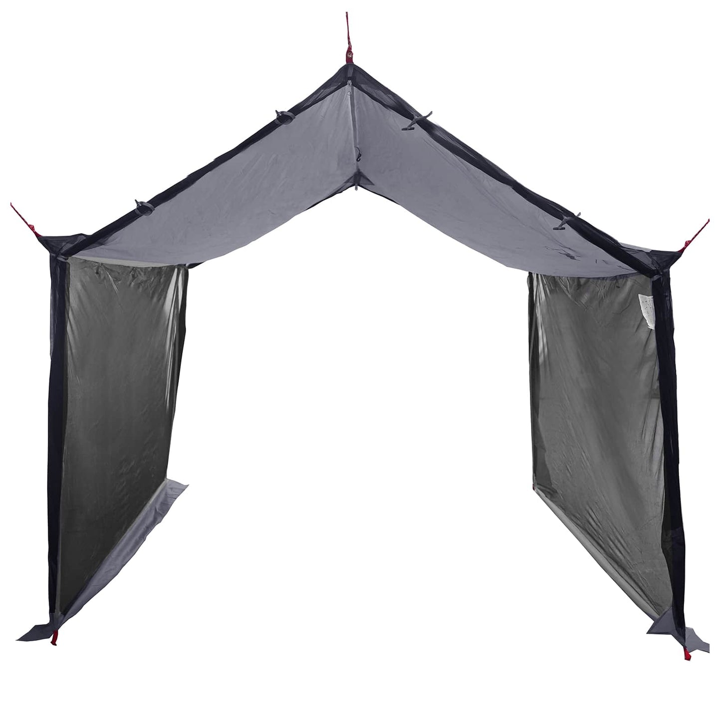 vidaXL Camping Tarp with Mesh Walls Grey and Orange 340 x 260 x 220 cm
