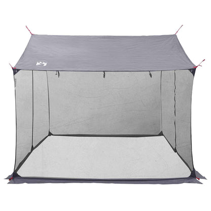 vidaXL Camping Tarp with Mesh Walls Grey and Orange 340 x 260 x 220 cm