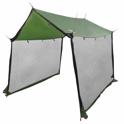 vidaXL Camping Tarp with Mesh Walls Green 270 x 210 x 210 cm
